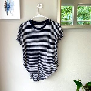 Flowing, comfy striped shirt